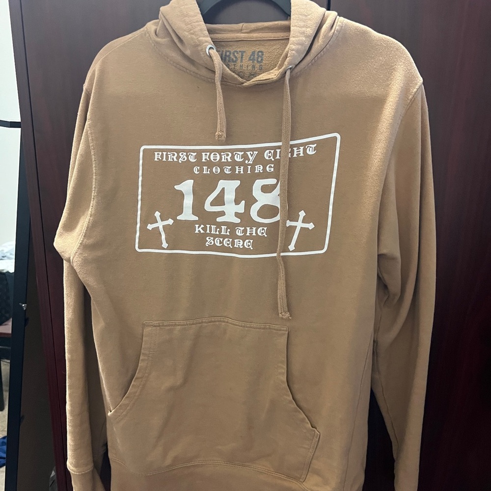 First 48 Tan Hoodie